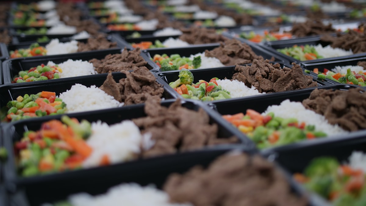 Nutrition expert preparing healthy meal plan